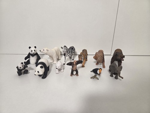 Schleich tiere zoo set - 12, x