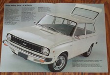 1973 DAF 66 Kombi estate Prospekt brochure n 33 44 55 Volvo