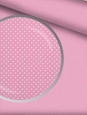 Baumwollstoff Punkte 4 mm rosa