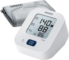 OMRON X2 Essential Oberarm-Blutdruckmessgerät Mit Manschettensitzkontrolle & App