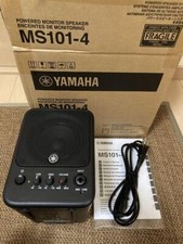 YAMAHA MS101-4 Powered Monitor Lautsprecher Breitband Bassreflex Schwarz 30W