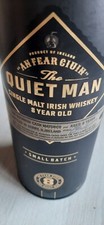 QUIET MAN SINGLE MALT IRISH BOURBON 8 YEAR WHISKY DOSE CAN BOX BAR DEKORATION