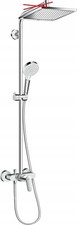 Hansgrohe Crometta E Duschset mit Armatur 27284000 Chrom