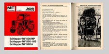 Massey Ferguson MF 590  MF 590 A Schlepper Betriebsanleitung Original 1978