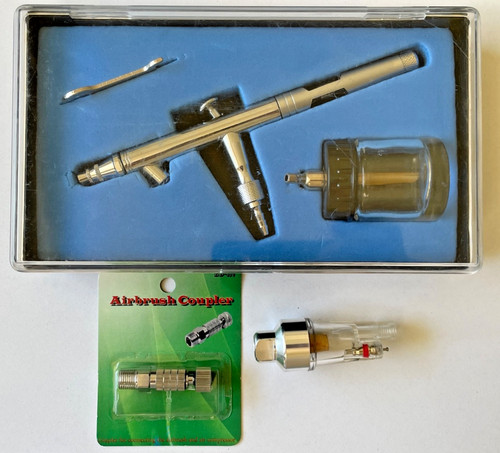 Airbrush komplettes set - airbrush, +