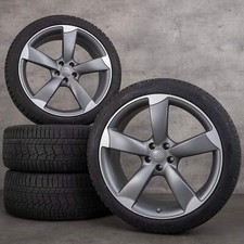 Audi A8 S8 Winterräder 21 Zoll 4H D4 Felgen Rotor 4H0601025BA titan matt