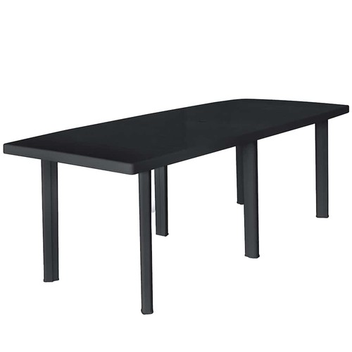 Gartentisch anthrazit 210x96cm - gartentisch,