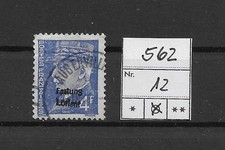 WK II  Dt. Besetz.  Frankreich, Festung Lorient Nr. 12 gestempelt (562)