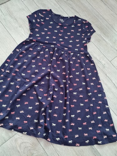 Kleid mit farbigen pferden - kleid,