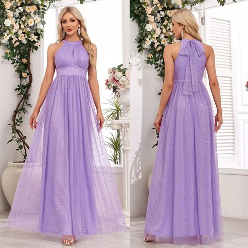 Lila flieder abendkleid - lila,