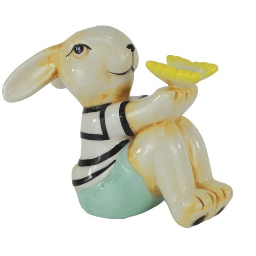 Osterdeko hase keramik vintage - osterdeko,