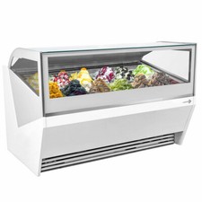 Eisvitrine Eiscafe La Squadra SELECTA bis 32 Eisbehälter | Eisdiele Eistheke Eis