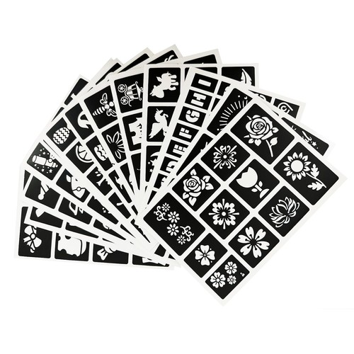 Blatt glitzer tattoo - glitzer,