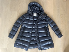 Original Moncler Daunenmantel dunkelblau Größe 3 zwei- dreimal getragen