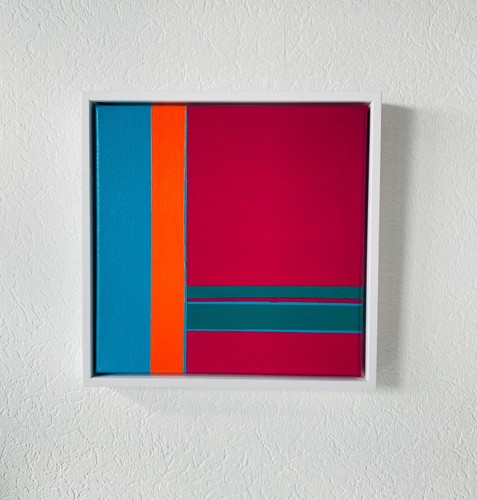 Abstraktes acrylbild auf - abstraktes,