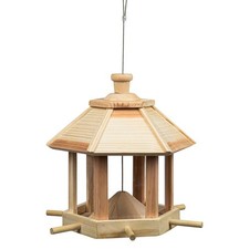 Vogelfutterhaus hängend aus