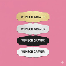 Namensschild mit Gravur –
