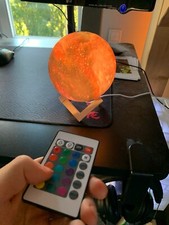 Mondlampe LED ferngesteuert, LED-Nachtlicht, wiederaufladbar