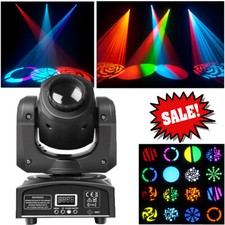 120W RGBW Pinspot Moving Head Bühnenlicht DMX 8 Gobo Lichteffekt DJ Disco Party