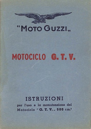 Moto guzzi 500cc - guzzi, g.t.v