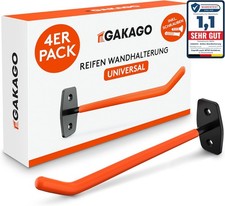 Gakago Reifenhalter Wandhalterung 4er Felgenhalter Wand Set