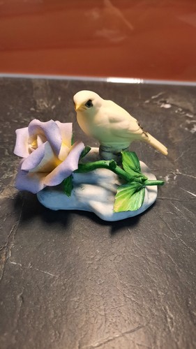 Rose mit vogel - aus, gemarktetem