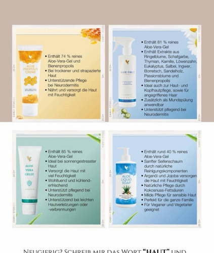 Forever hautpflegeset aloe - hautpflegeset,