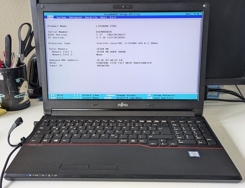Fujitsu lifebook e556 - 15,6",