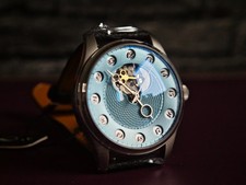 OLTO-8 Chrono Gate Jumping 24-Hour Dial Vintage Inspired, EU Warehouse