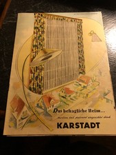 "Das behagliche Heim" Karstadt Warenhaus Katalog 50iger Jahre RAR