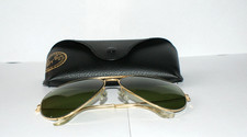 Vintage Ray-Ban von Bausch & Lomb Aviator Gold Sonnenbrille  