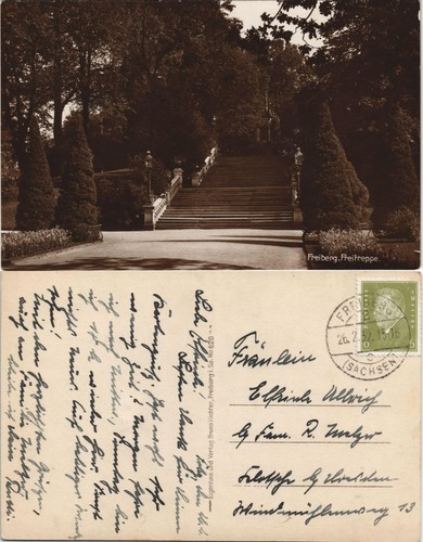 Ansichtskarte freiberg - ansichtskarte,