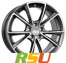 MAM A5 palladium front polish 8x18" ET35 LK5 112 ML 66.6 Alufelgen 18 Zoll