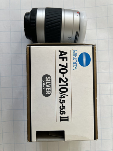 Minolta 210mm 5 6 ii - minolta, 4,5-5,6