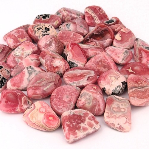 Rhodochrosit trommelsteine - rhodochrosit,