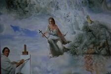 1 Kunstkarte von Salvador Dali  Ausschnitt:  Das ökumenische Konzil      H4