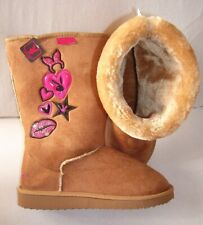 Winter Boot´s Braun / Pink Voll Gefüttert  Gr. 41  ~ weiter Schaft 41cm (NEU)