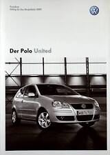 265222) VW Polo 9N - United - Preisliste & Extras - Prospekt 05/2008