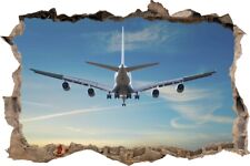 Wandtattoo Flugzeug am Himmel