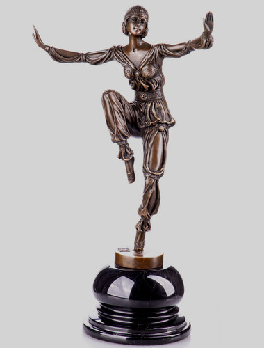 Bronzeskulptur tänzerin - bronzeskulptur,