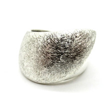 TOP DESIGNER Ring 925 Sterling Silber Ring QUINN 70s mattiert Luxury COOL