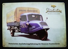 Blechschild frankenheim alt - blechschild,