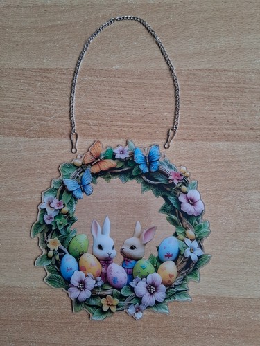 Fensterbild acryl hase - hase, mit