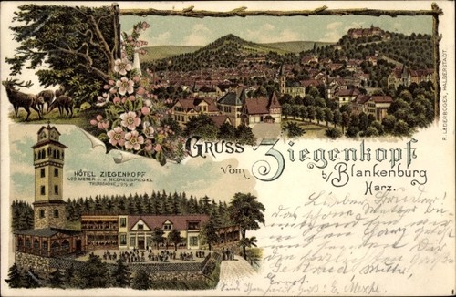 Litho blankenburg harz - blankenburg, am