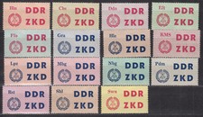 DDR Dienst ZKD 1-15 postfrisch