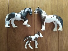 Schleich Pferde *Tinker* 13279 + 13625+ 13295 - Hengst, Stute und Fohlen ♥