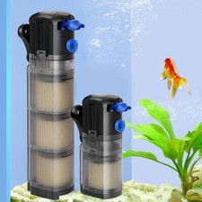 500/1500L/H Aquarium Innenfilter Kompakt Filter Schwammfilter Aquarien Pumpe DHL