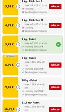 ? Zustellung an der Haustür  ? Kombiversand? DHL 2 kg Paket + 1️⃣ (Alt)Karton