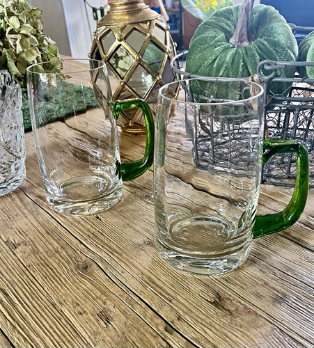 2er set bierkrüge glas l - bierkrüge,
