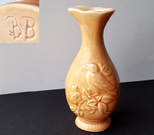 Keramik vase relief - vase, relief-dekor